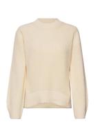 Slfleslie Ls Knit O-Neck B Tops Knitwear Jumpers Cream Selected Femme