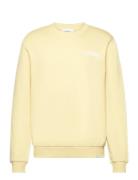 Blake Sweatshirt Tops Sweatshirts & Hoodies Sweatshirts Yellow Les Deu...