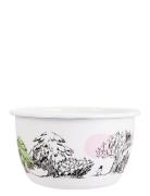 Moomin Enamel Bowl Just Wandering Home Tableware Bowls & Serving Dishe...