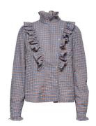 Milea Shirt Tops Blouses Long-sleeved Multi/patterned Minus