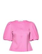 Blancagz Blouse Tops Blouses Short-sleeved Pink Gestuz