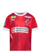 Dansk Håndbold Home Jersey Jr Sport T-Kortærmet Skjorte Red PUMA