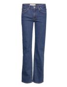 Ew009 Eiffel Low Jeans Bottoms Jeans Straight-regular Blue Jeanerica