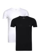 Men's 2-Pack T-Shirt Tops T-Kortærmet Skjorte Multi/patterned Armani E...