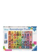 Disney Multi Character 100P Toys Puzzles And Games Puzzles Classic Puz...