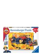 Fireman Sam In Action 2X12P Toys Puzzles And Games Puzzles Classic Puz...