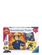 Fireman Sam Call Sam In Danger 3X49P Toys Puzzles And Games Puzzles Cl...