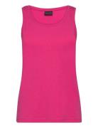 Basic Jersey Top Tops T-shirts & Tops Sleeveless Pink Brandtex