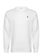 Classic Fit Jersey Long-Sleeve T-Shirt Tops T-Langærmet Skjorte White ...