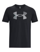 Ua Big Logo Fill Ss Sport T-Kortærmet Skjorte Black Under Armour