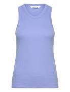 Sradelynn Tank Top - Gots Tops T-shirts & Tops Sleeveless Blue Soft Re...