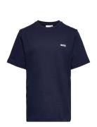 Short Sleeves Tee-Shirt Tops T-Kortærmet Skjorte Navy BOSS