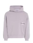 Monogram Off Placed Hoodie Tops Sweatshirts & Hoodies Hoodies Purple C...