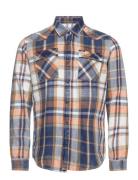 Men`s Shirt Ls Tops Shirts Casual Orange Garcia