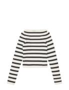 Striped Sweater Tops T-shirts Long-sleeved T-Skjorte Multi/patterned T...