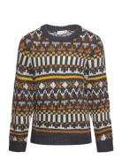 Nkmoralle Ls Knit Tops Knitwear Pullovers Multi/patterned Name It