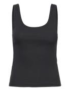 Tank Top Sport T-shirts & Tops Sleeveless Black Adidas Underwear