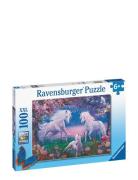 Unicorns 100P Toys Puzzles And Games Puzzles Classic Puzzles Multi/pat...