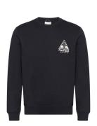 Triangle Mountain Back Graphic Crew Sweat Tops Sweatshirts & Hoodies S...