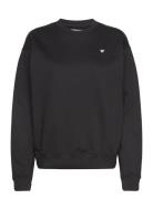 Jess Sweatshirt Gots Tops Sweatshirts & Hoodies Sweatshirts Black Doub...