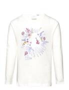 Long-Sleeved T-Shirt Tops T-shirts Long-sleeved T-Skjorte White Frost