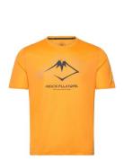 Fujitrail Logo Ss Top Sport T-Kortærmet Skjorte Orange Asics