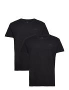 C-Neck T-Shirt 2-Pack Tops T-Kortærmet Skjorte Black GANT