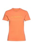 Terrex Classic Logo T-Shirt Sport T-shirts & Tops Short-sleeved Orange...