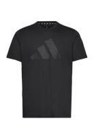 Adidas Train Essentials Feelready Logo Training T-Shirt Sport T-Kortær...