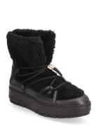 Tommy Teddy Snowboot Shoes Boots Ankle Boots Ankle Boots Flat Heel Bla...