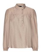 Lr-Dalton Tops Blouses Long-sleeved Beige Levete Room