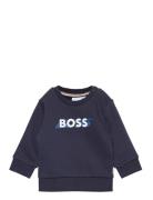 Sweatshirt Tops Sweatshirts & Hoodies Sweatshirts Navy BOSS