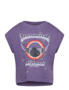 Short Sleeves Tee-Shirt Tops T-Kortærmet Skjorte Purple Zadig & Voltai...