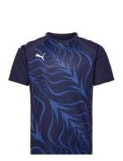 Individualliga Graphic Jersey Sport T-Kortærmet Skjorte Navy PUMA