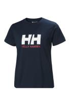 W Hh Logo T-Shirt 2.0 Sport T-shirts & Tops Short-sleeved Navy Helly H...
