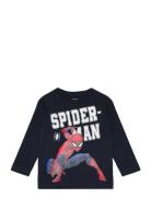 Nmmnaza Spiderman Ls Top Noos Mar Tops T-shirts Long-sleeved T-Skjorte...