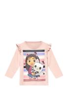 Nmfdira Gabby Ls Top Vde Tops T-shirts Long-sleeved T-Skjorte Pink Nam...