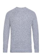 Anf Mens Sweaters Tops Knitwear Round Necks Blue Abercrombie & Fitch