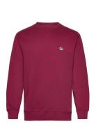 Plain Crew Sws Tops Sweatshirts & Hoodies Sweatshirts Red Lee Jeans