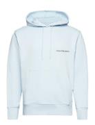 Institutional Hoodie Tops Sweatshirts & Hoodies Hoodies Blue Calvin Kl...