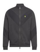 Chevron Zip Through Track Jacket Tops Sweatshirts & Hoodies Sweatshirt...