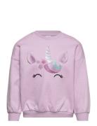 Sweatshirt Over S Unicorn F Tops Sweatshirts & Hoodies Sweatshirts Pur...