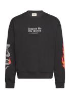 Rrharold Sweat Tops Sweatshirts & Hoodies Sweatshirts Black Redefined ...