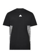 Future Icons 3 Stripes Tee Sport T-Kortærmet Skjorte Black Adidas Spor...