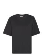 Payanaiw Shld Pad Tshirt Tops T-shirts & Tops Short-sleeved Black InWe...