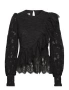 Lillith Tops Blouses Long-sleeved Black Munthe