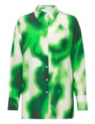 Slfclaudine Ls Shirt B Tops Shirts Long-sleeved Green Selected Femme