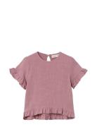 Nmfdolie Ss Loose Shirt Lil Tops T-Kortærmet Skjorte Pink Lil'Atelier