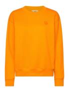 Leiot Unikko Placement Tops Sweatshirts & Hoodies Sweatshirts Orange M...