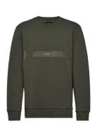 Salbon Sport Sweatshirts & Hoodies Sweatshirts Khaki Green BOSS
